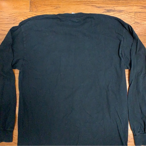 Vtg Appalachian App State Football T-Shirt Spell Out Script Long Sleeve Tee Sz L - Picture 6 of 11